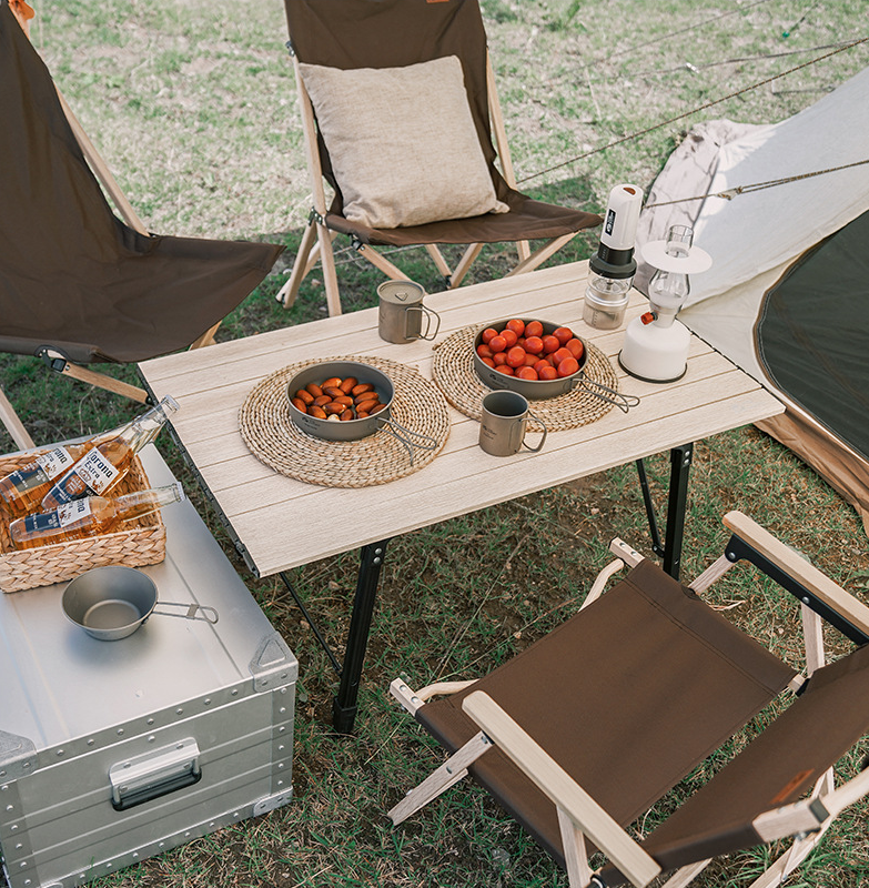 MU Gaodi Outdoor Camping Frying Pan Portable 2-4 People Team Multi-function Combination Pot Cooker