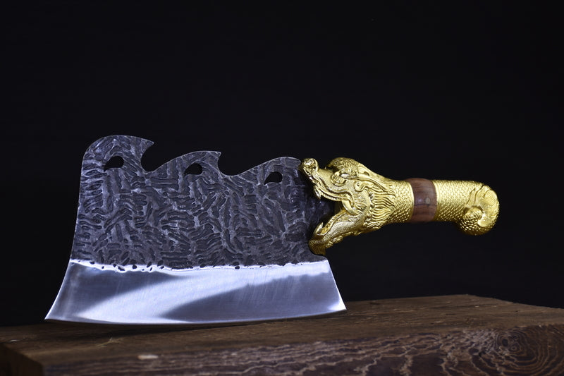 Dragon Bone Chopping Knife-Golden Equipment