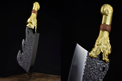 Dragon Bone Chopping Knife-Golden Equipment