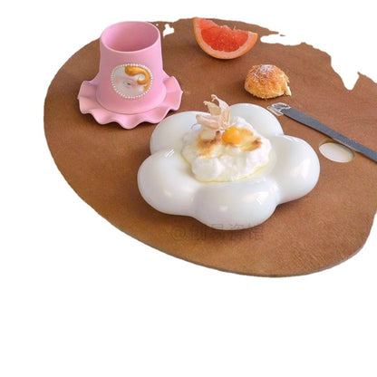 Love Girl Heart Cake Dessert Cloud Plate